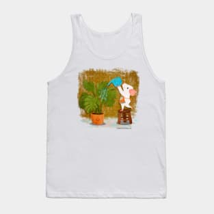 Mice watering the plants Tank Top